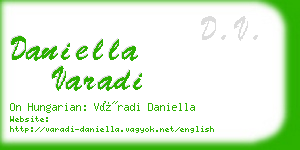daniella varadi business card